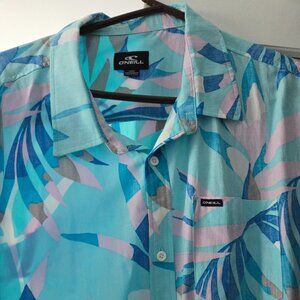Oniell mens button down print shirt